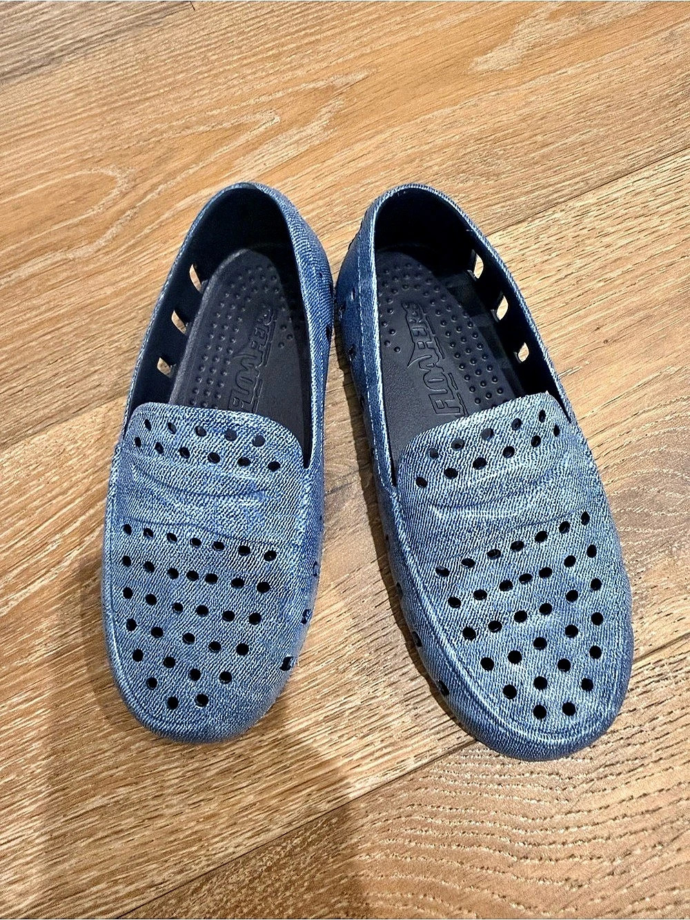 Floafers Perforated Casual Shoes in Blue
